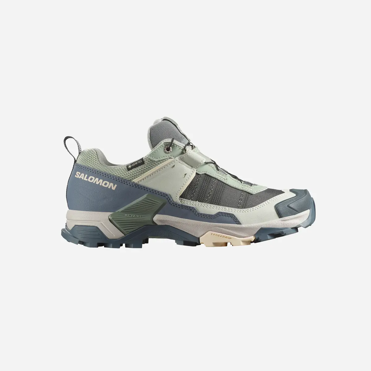 Salomon X Ultra 5 Gore-Tex Seagrass Turbulence Wmns 1