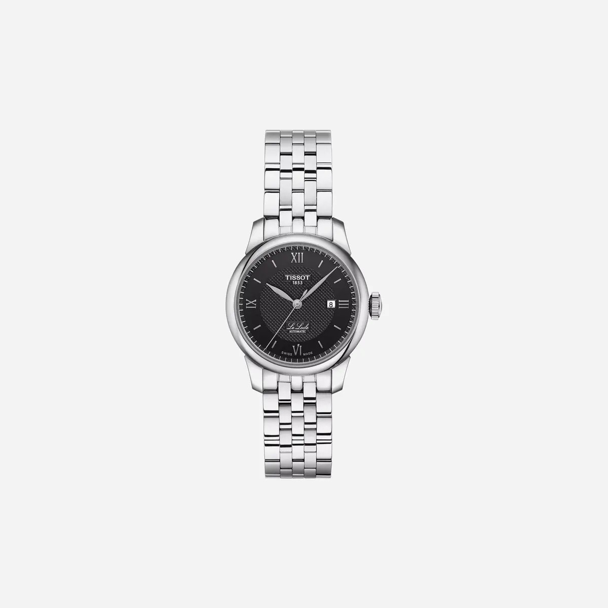 Tissot Le Locle Automatic Lady 29Mm Leaf Dial Silver Stainless Steel Strap Watch 1