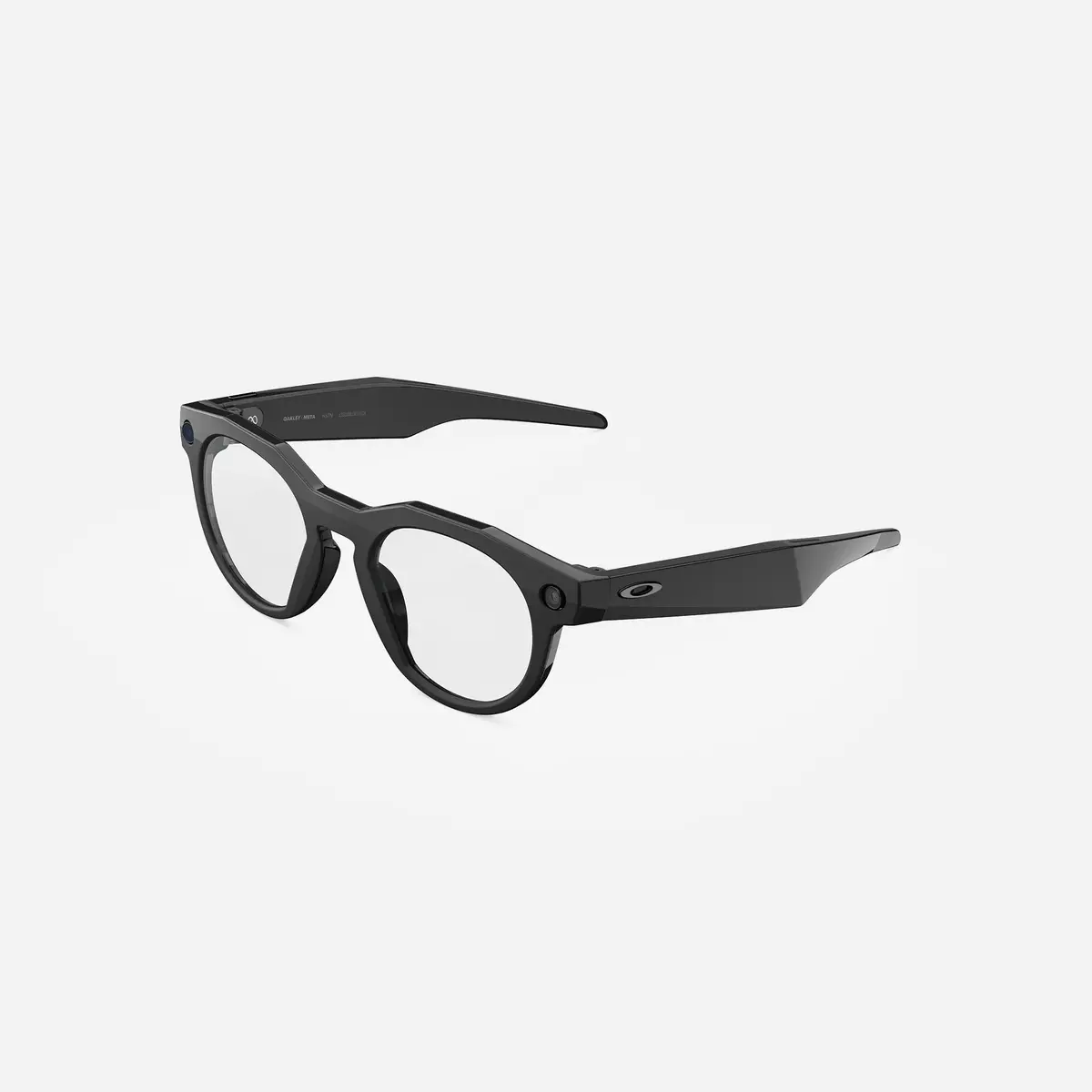 Oakley Meta Hstn Clear Lens Black Frame Ai Glasses 1