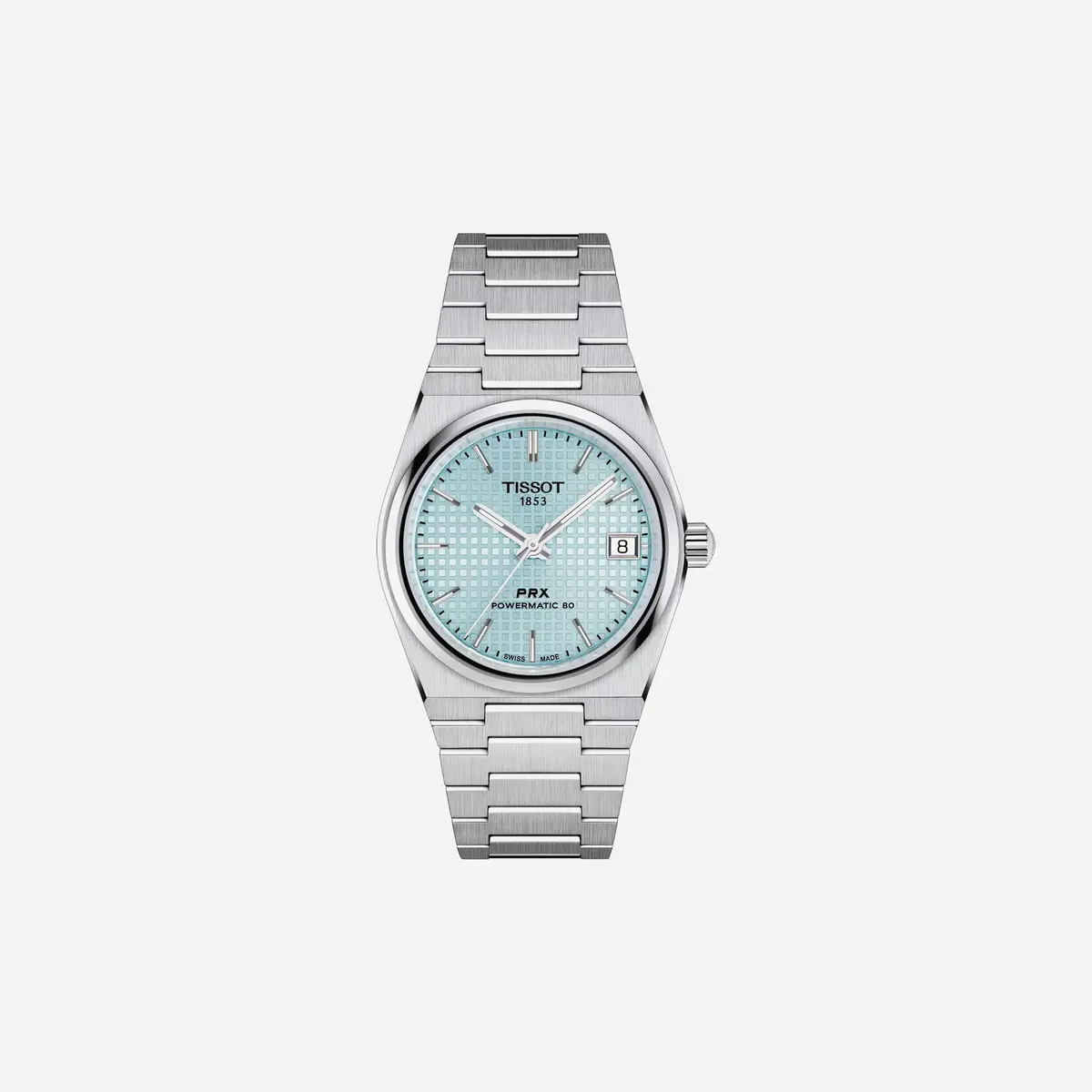 Tissot Prx Powermatic 80 35Mm Blue Dial Silver Stainless Steel Watch 1
