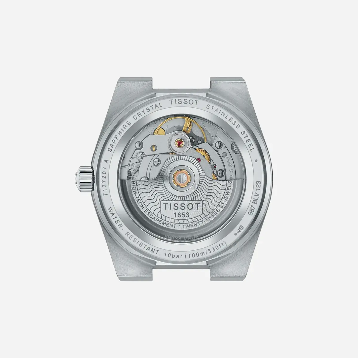 Tissot Prx Powermatic 80 35Mm Blue Dial Silver Stainless Steel Watch 2