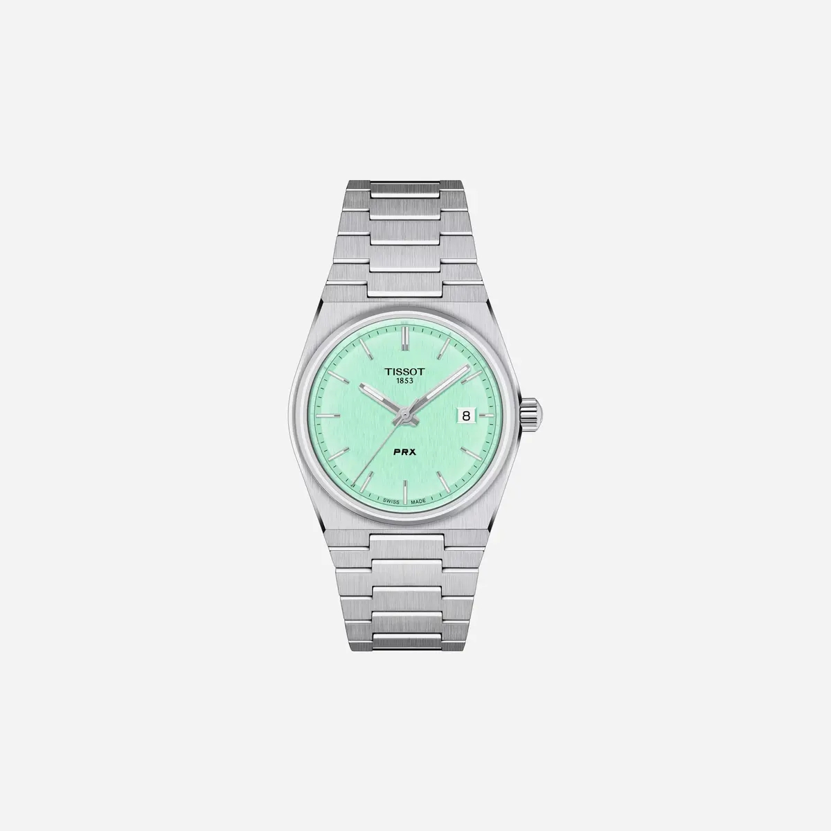 Tissot Prx 35Mm Green Dial Silver Stainless Steel Watch 1