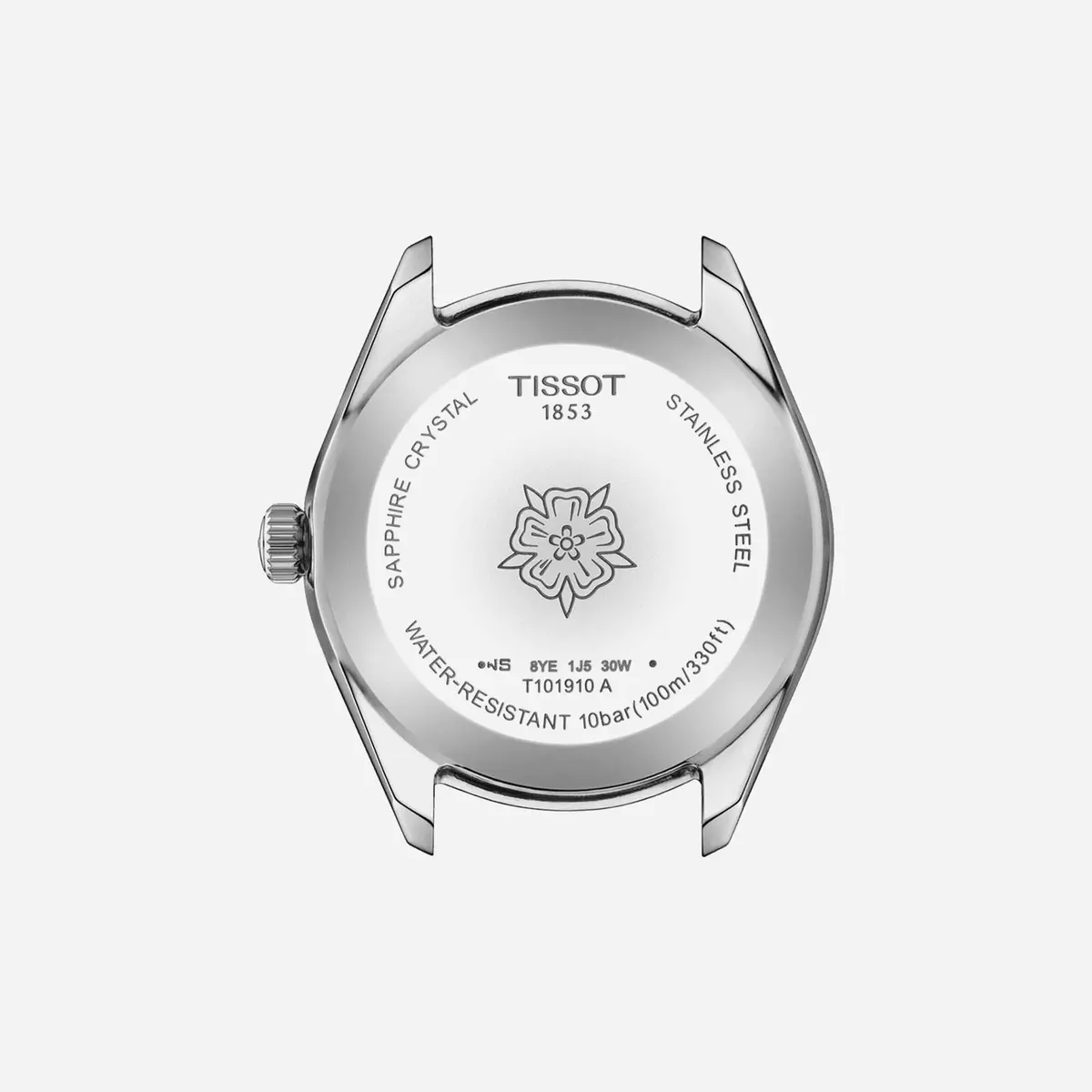 Tissot Pr 100 Lady Sport Chic Blue Dial Silver Stainless Steel Strap Watch 2