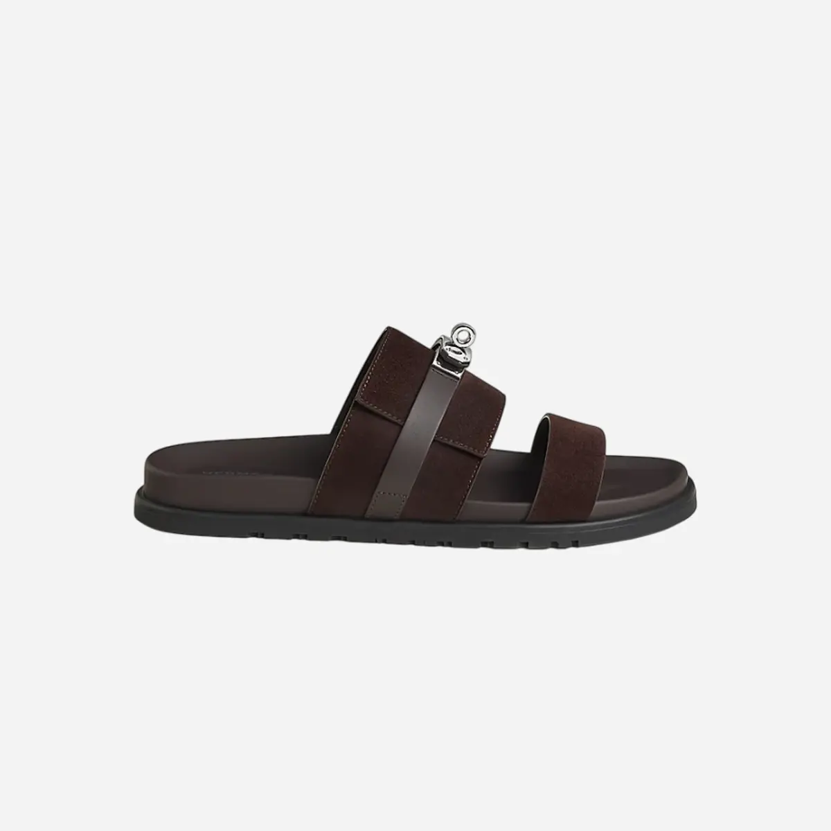 Hermes Jackson Sandal Marron Ebène 1