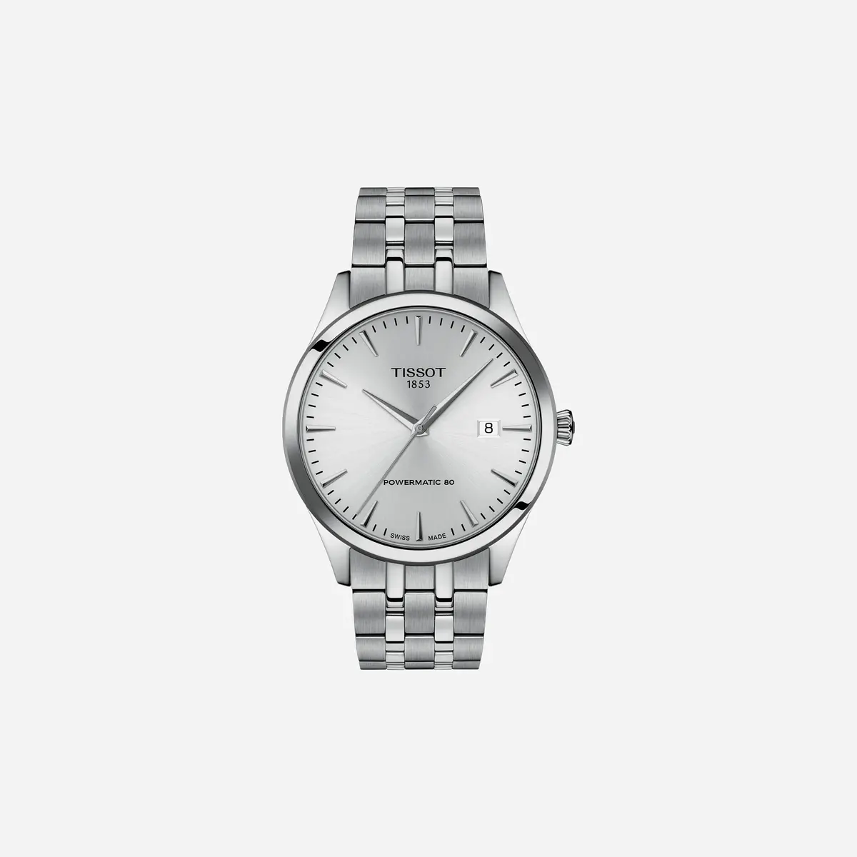 Tissot Classic Dream 40 Mm Dauphine Dial Silver Stainless Steel Strap Watch 1