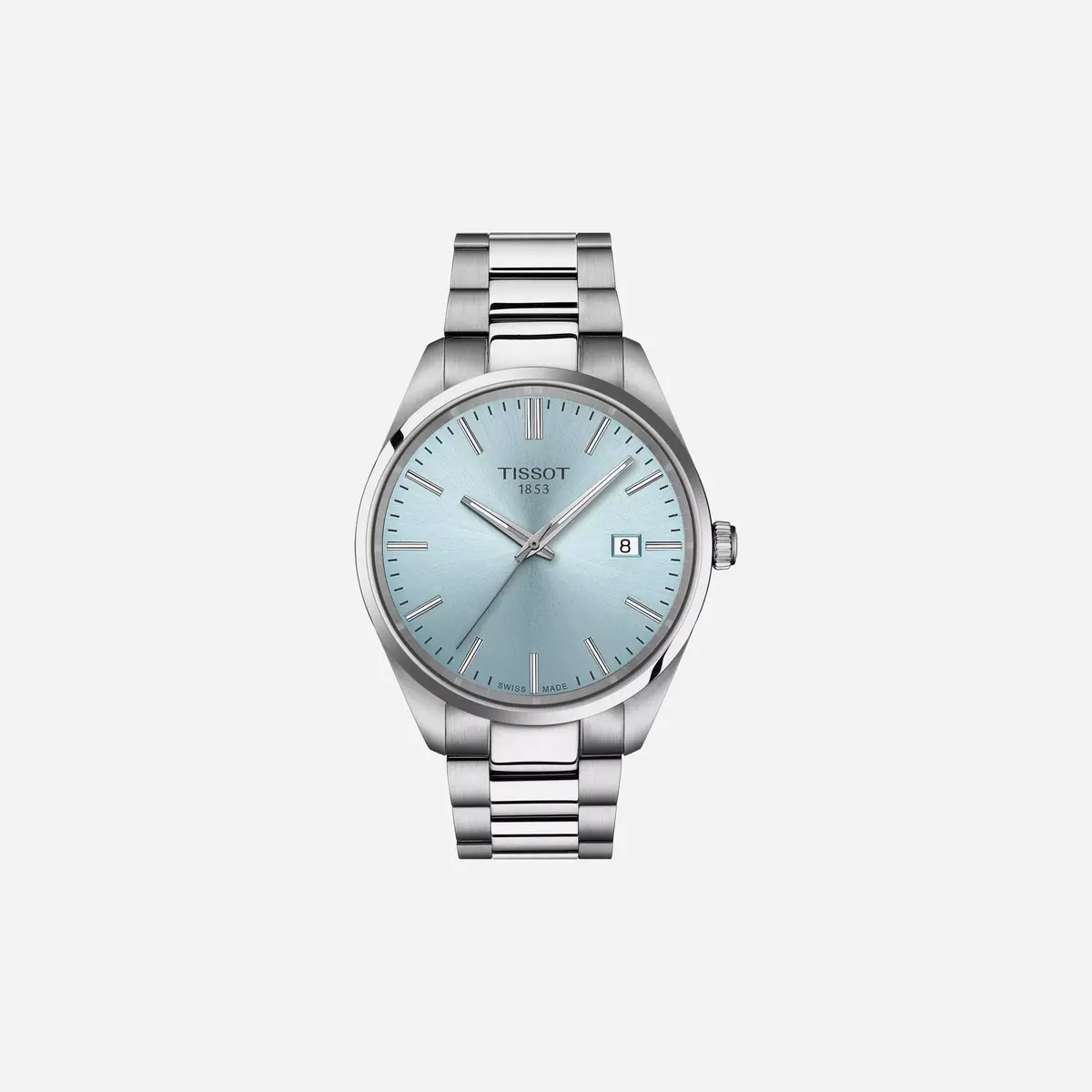 Tissot Pr 100 40Mm Blue Dial Silver Stainless Steel Watch 1
