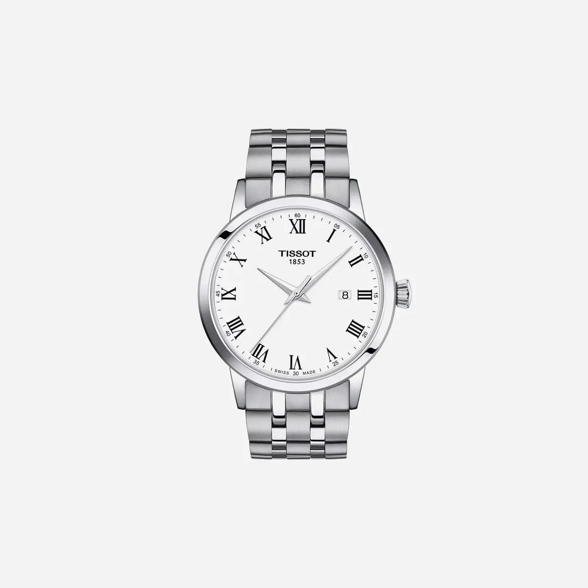 Tissot Classic Dream Dauphine 42Mm Dial Silver Stainless Steel Strap Watch 1