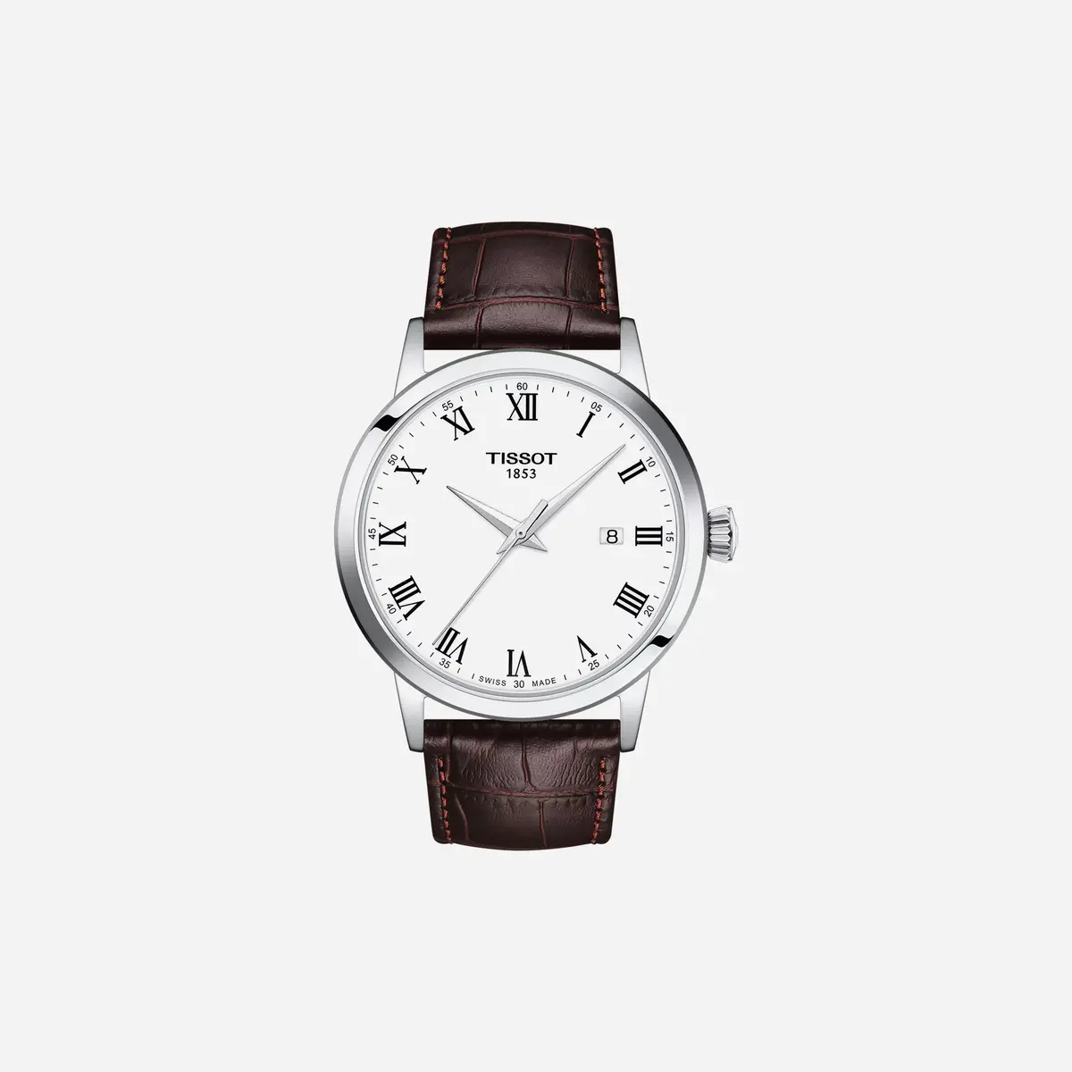 Tissot Classic Dream Dauphine Dial Brown Leather Strap Watch 1