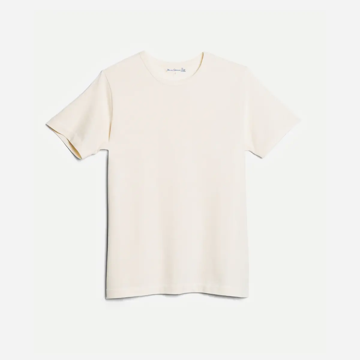 Merz B Schwanen 215 Loopwheeled Classic Fit Midweight T-Shirt Nature 1