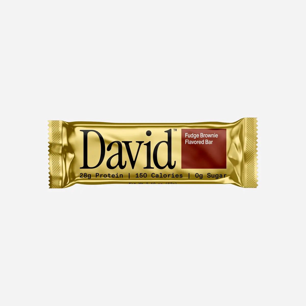 David Protein Gold Fudge Brownie (28G Protein) - 12 Bars 1