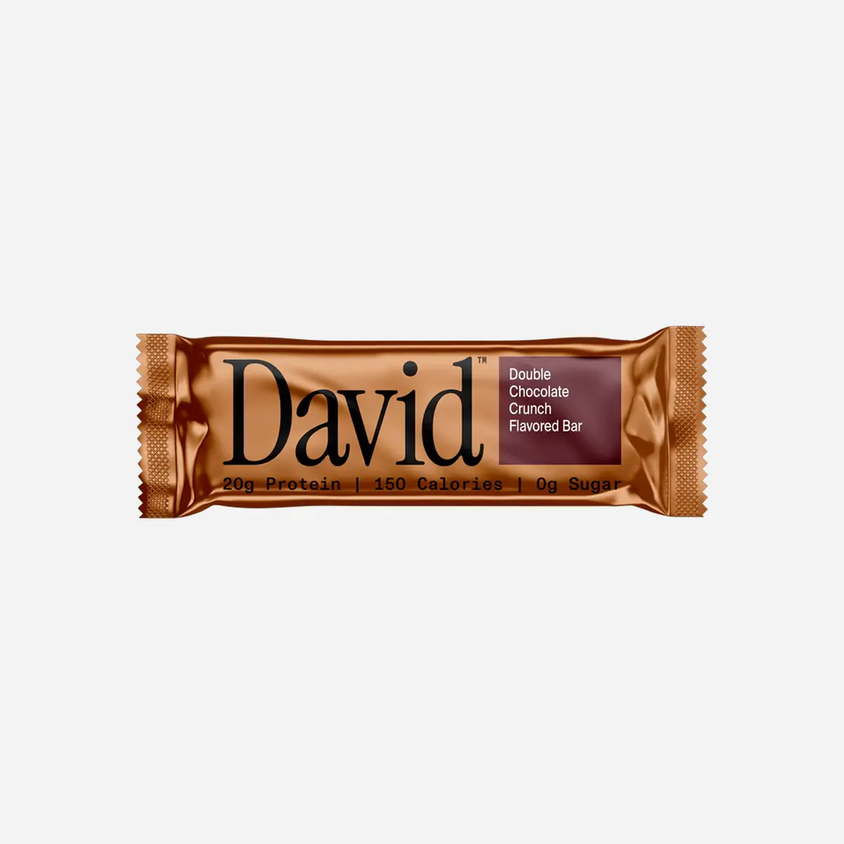 David Protein Bronze Double Chocolate Crunch (20G Protein) - 12 Bars 1