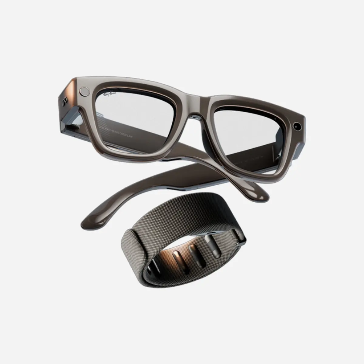 Ray-Ban Meta Ai-Powered Display Glasses Sand 1
