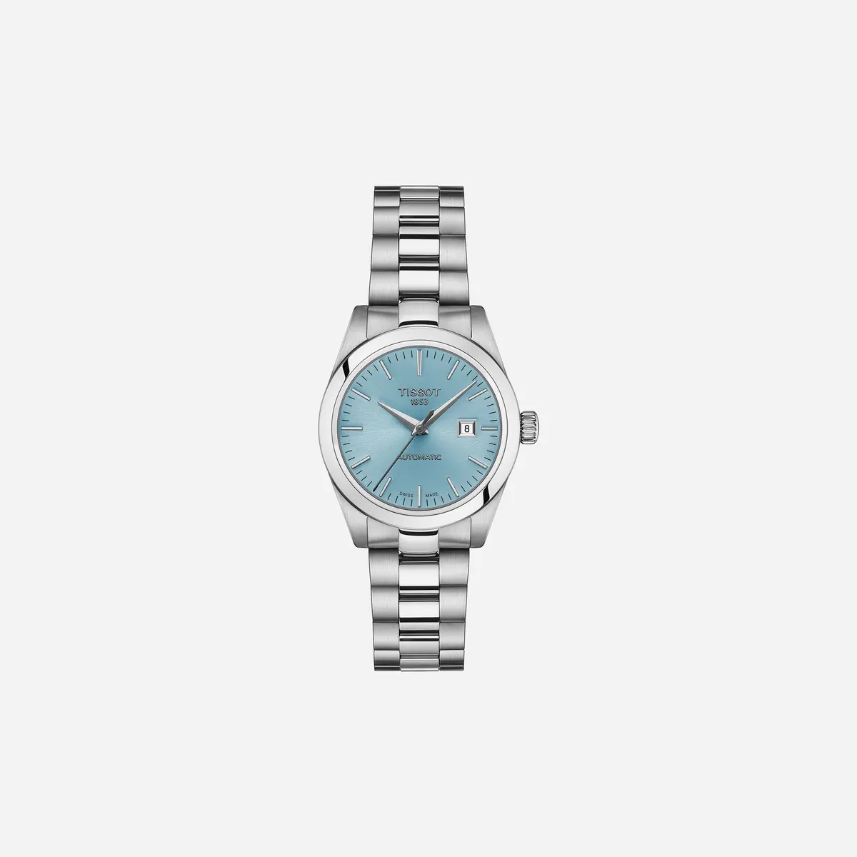 Tissot T-My Lady Automatic Dauphine Dial Silver Stainless Steel Watch Wmns 1