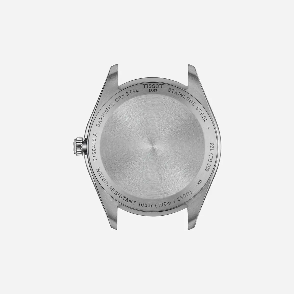 Tissot Pr 100 40Mm Black Dial Black Leather Strap Watch 2
