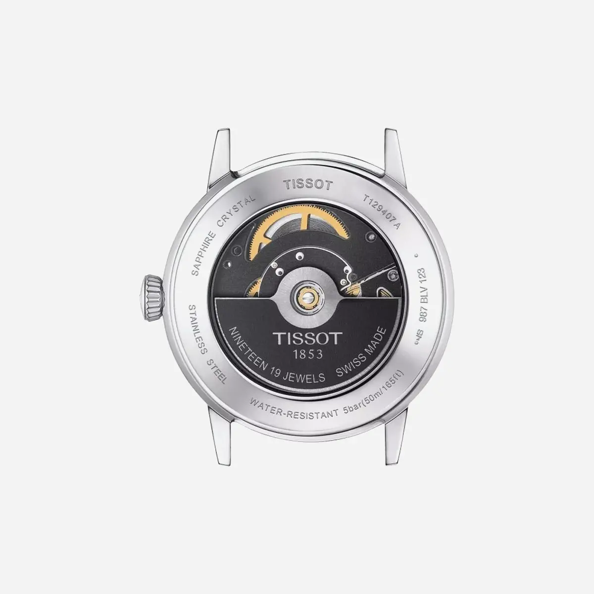 Tissot Classic Dream Swissmatic Automatic Dial Black Leather Strap Watch 2