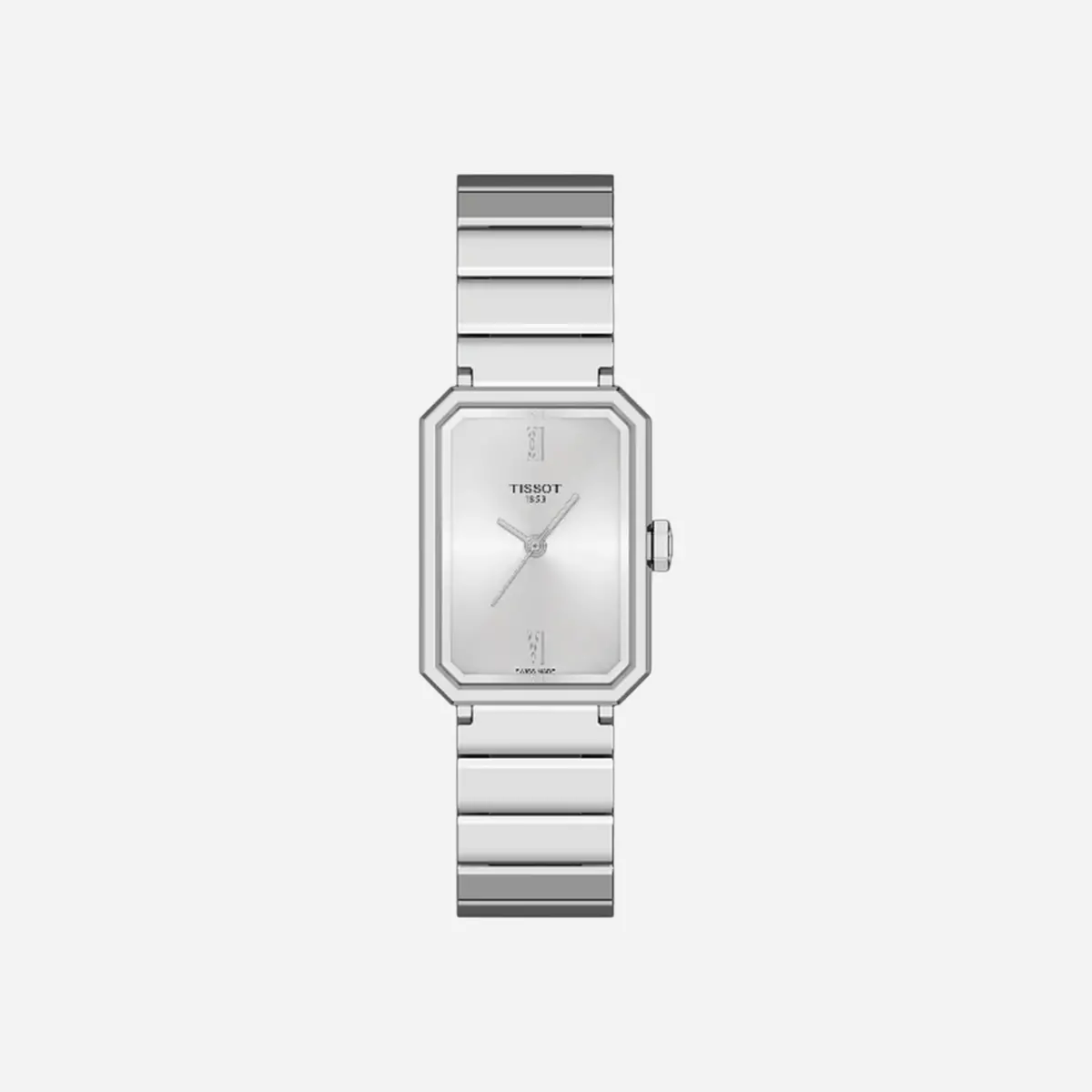 Tissot Srv 30Mm Baton Dial Silver Steel Watch Wmns 1