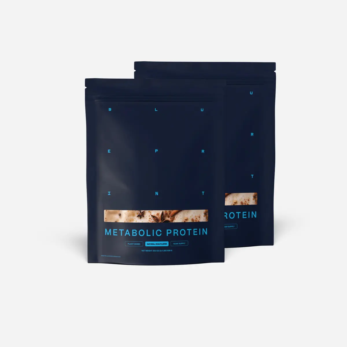 Blueprint Bryan Johnson Metabolic Protein Powder Chai 2