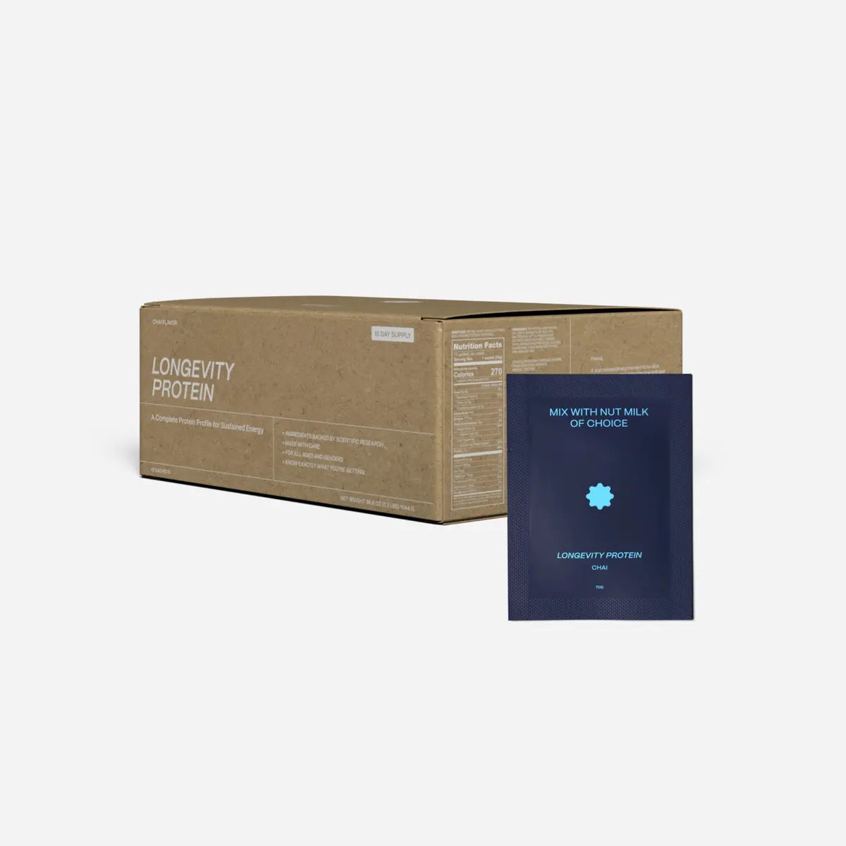 Blueprint Bryan Johnson Metabolic Protein Powder Chai 3