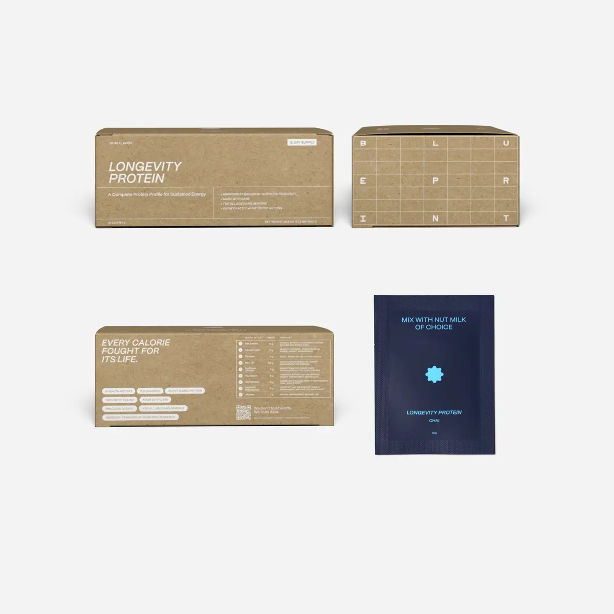 Blueprint Bryan Johnson Metabolic Protein Powder Chai 4