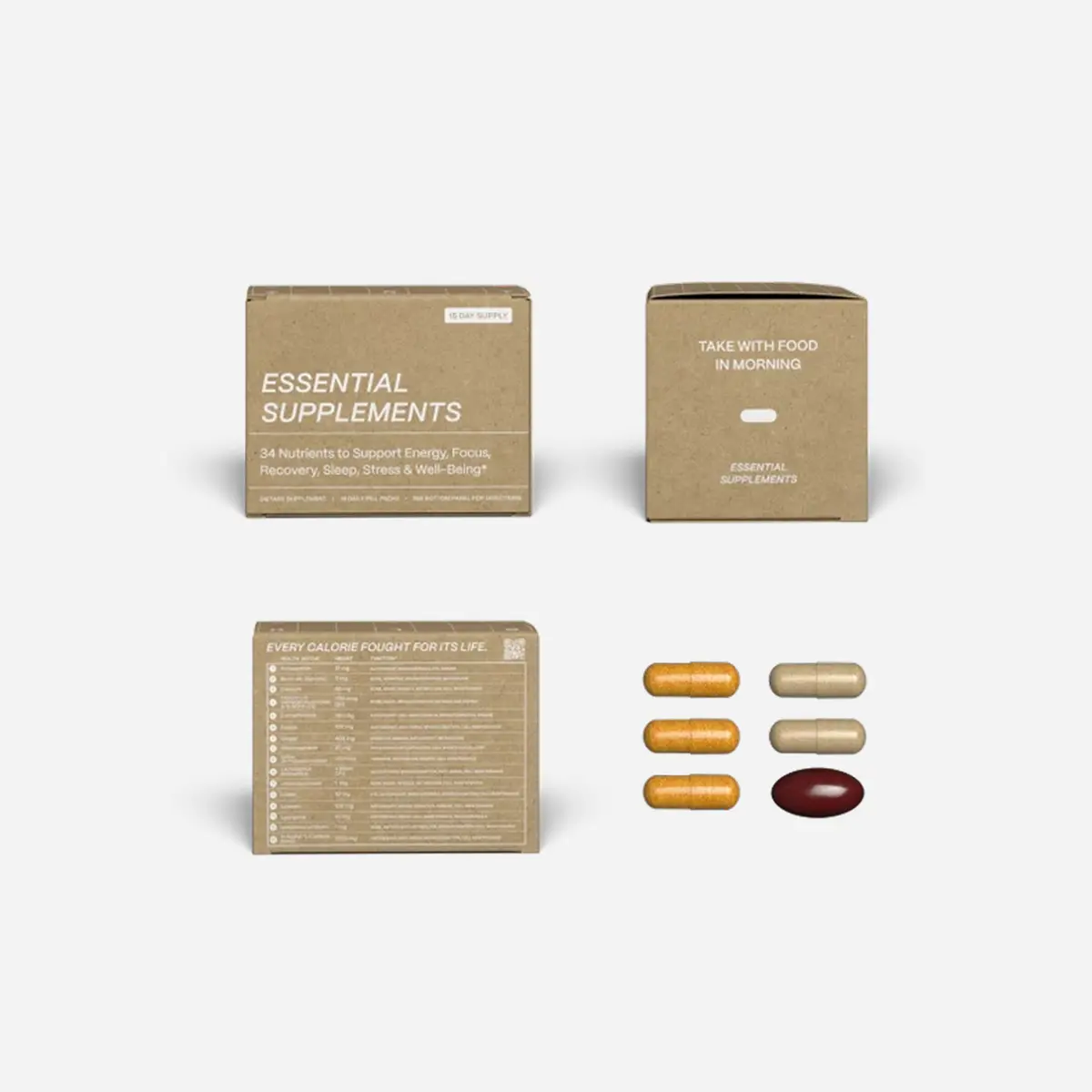 Blueprint Bryan Johnson Essential Supplements Travel Packs 1