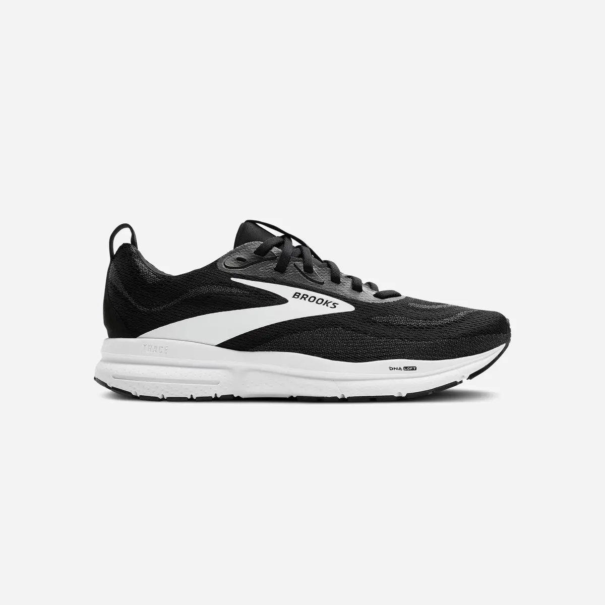 Brooks Trace 4 Black Grey White 1