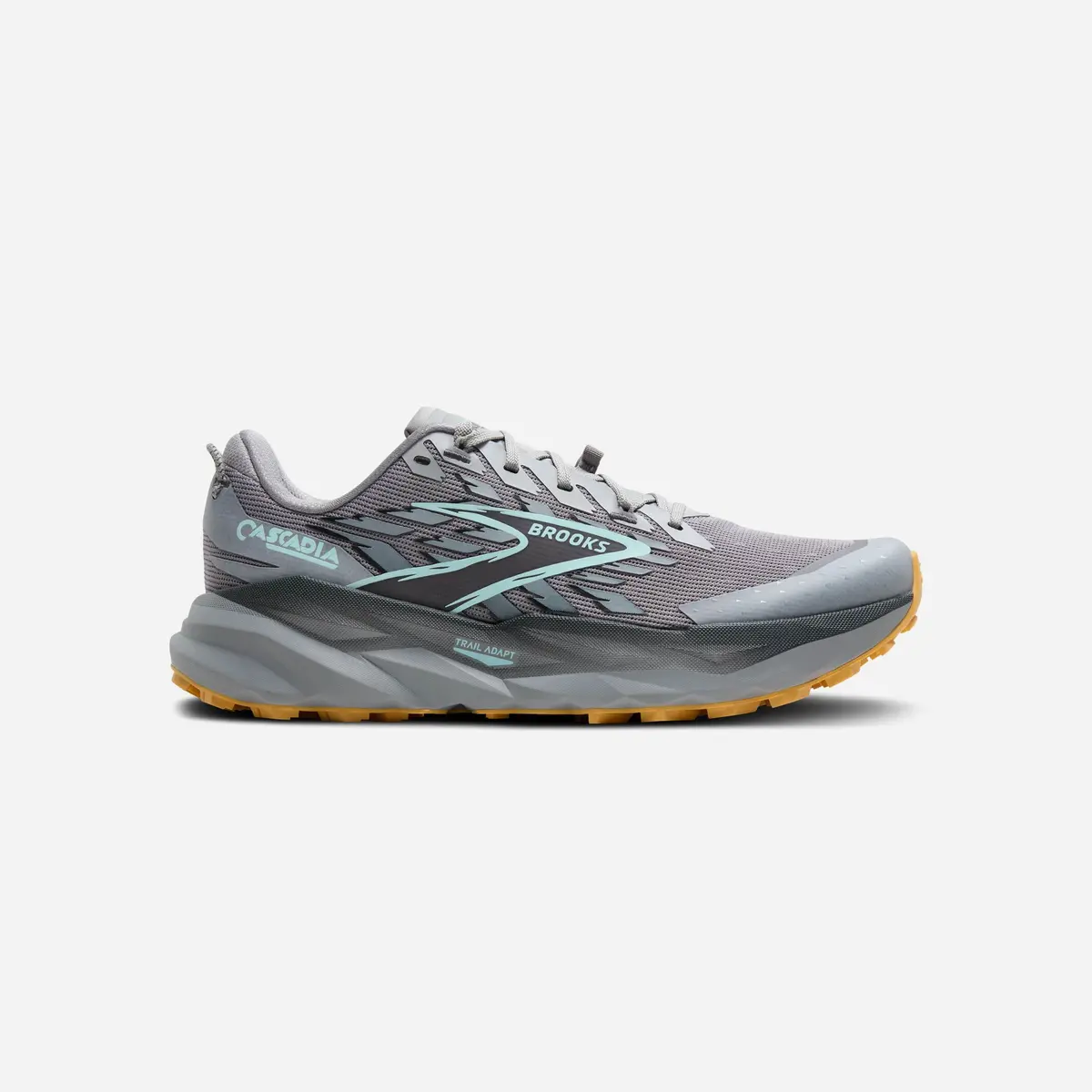 Brooks Cascadia 19 Alloy Ebony Orange 1
