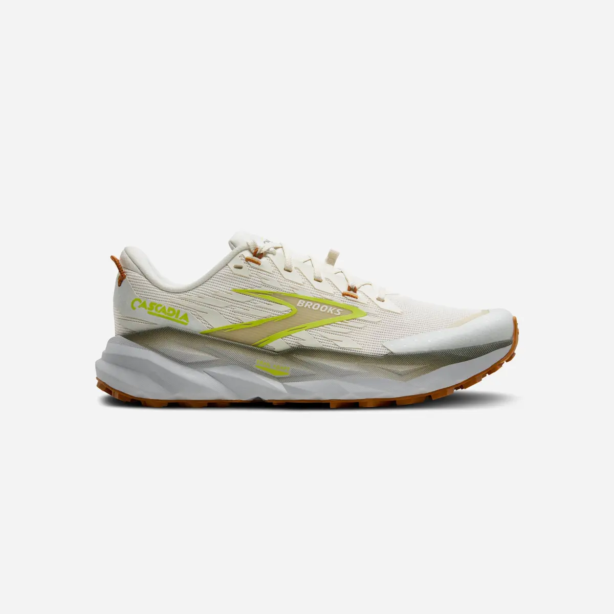 Brooks Cascadia 19 Coconut Olive Ginger 1