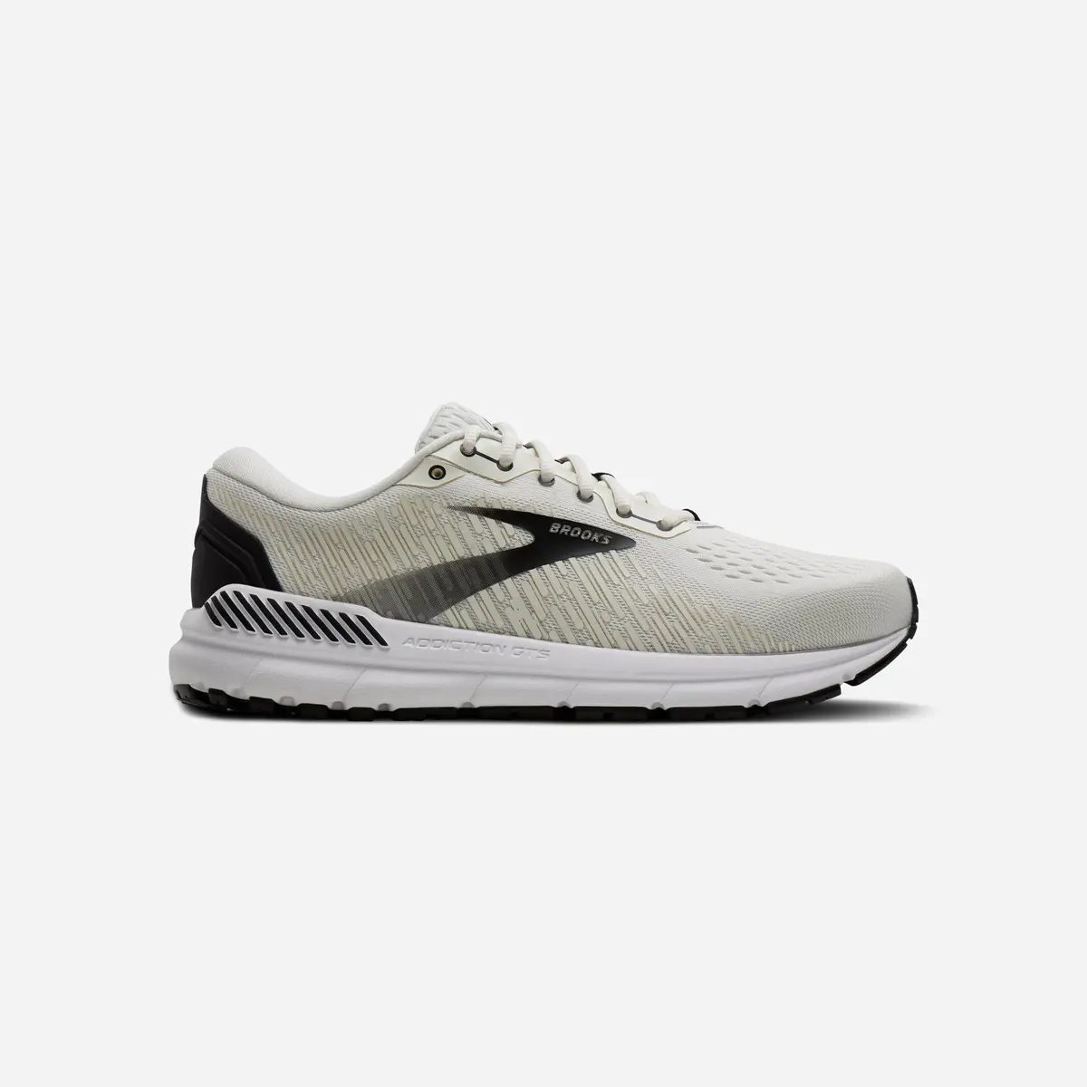 Brooks Addiction Gts 15 Vaporous Grey Black White 1