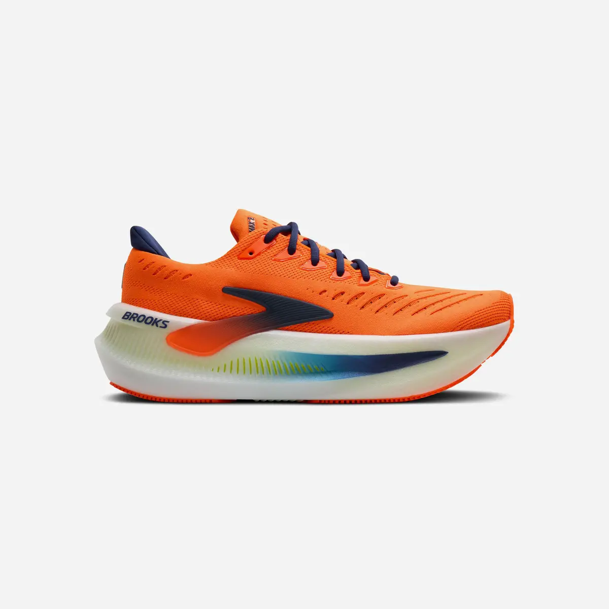 Brooks Glycerin Max 2 Orange Beacon Blue Nightlife 1