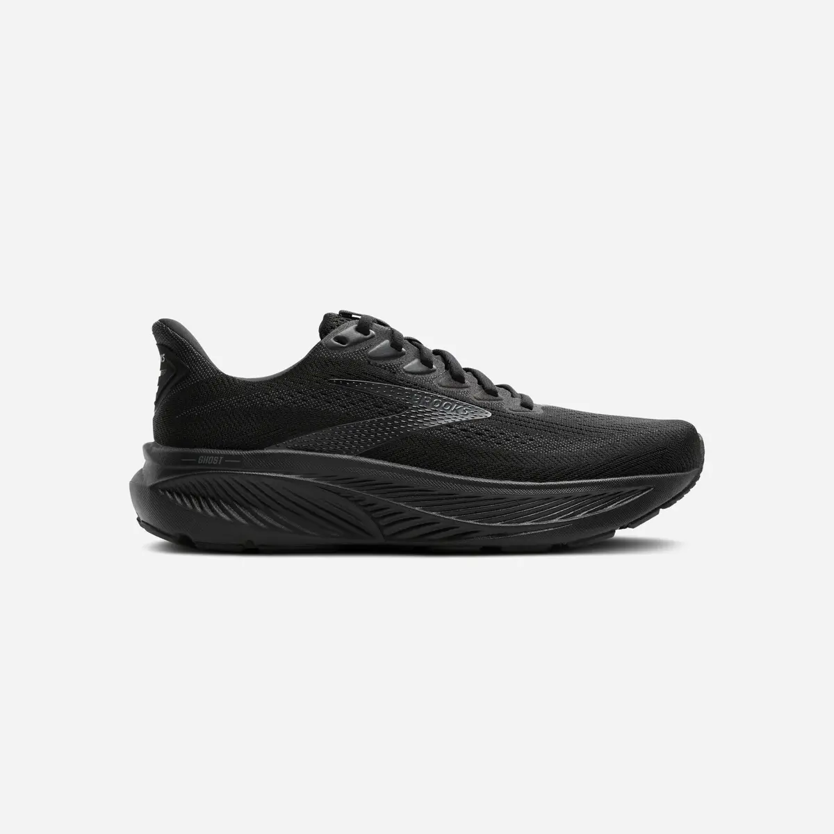 Brooks Ghost 17 Black Black Ebony 1