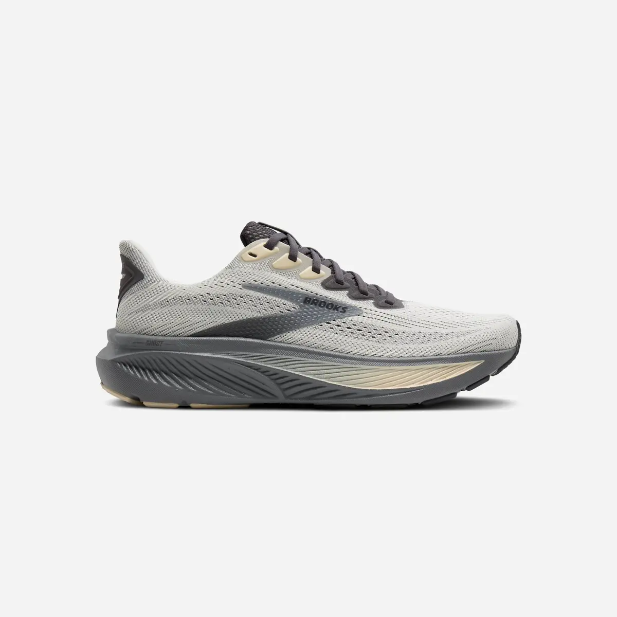 Brooks Ghost 17 Vaporous Grey Primer Sand 1