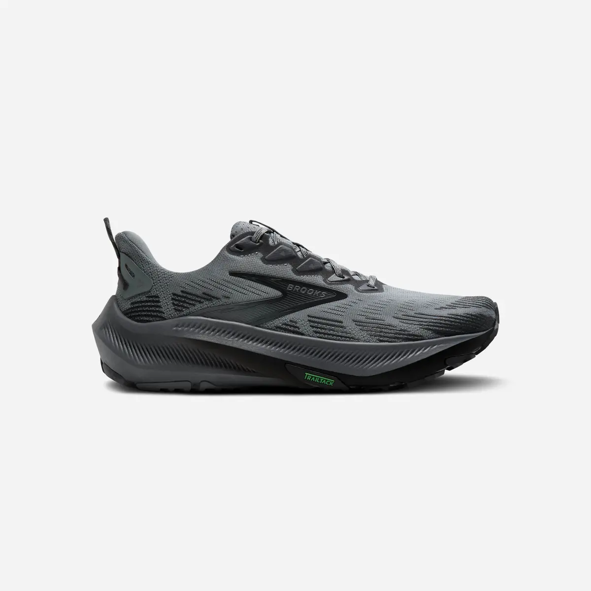 Brooks Ghost Trail Gray Gray Blackened Pearl 1