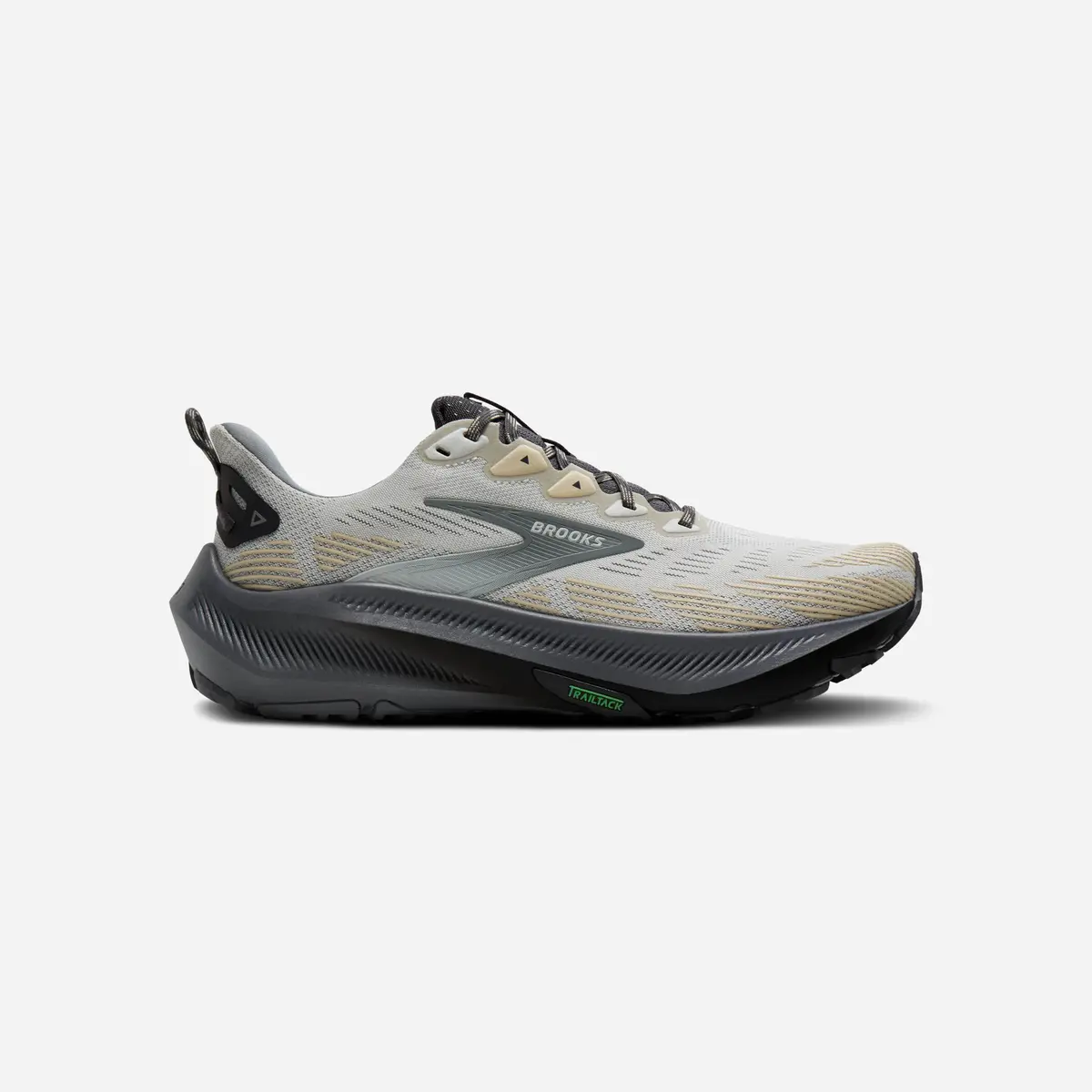 Brooks Ghost Trail Gray Gray Bleached Sand 1
