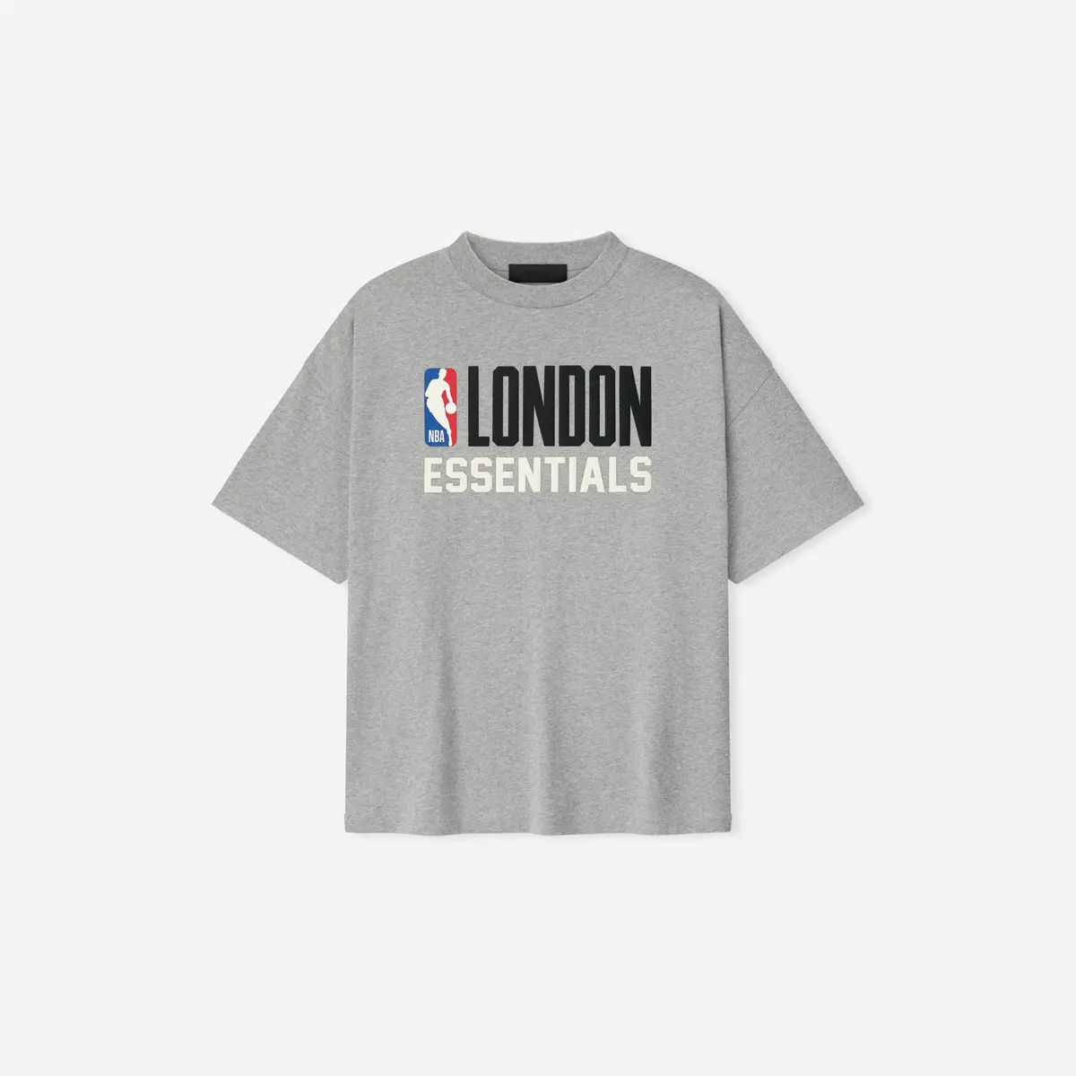 Fear Of God Essentials London 90S Fit Tee Concrete Heather 1