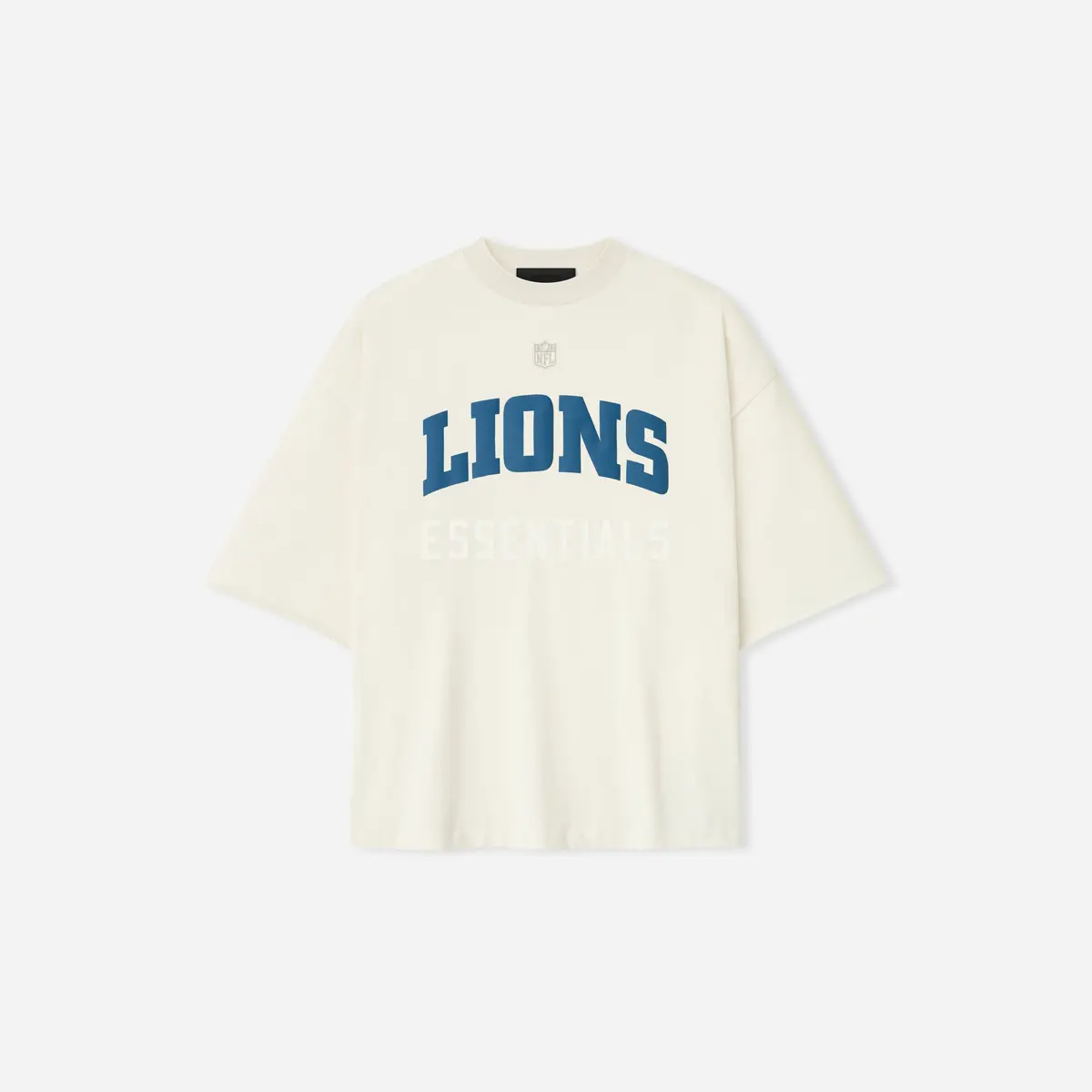 Fear Of God Essentials Lions 90S 3/4 Sleeve Football Tee Cream White 1