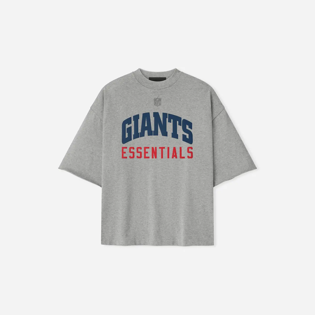 Fear Of God Essentials Giants 90S 3/4 Sleeve Football Tee Concrete Heather 1