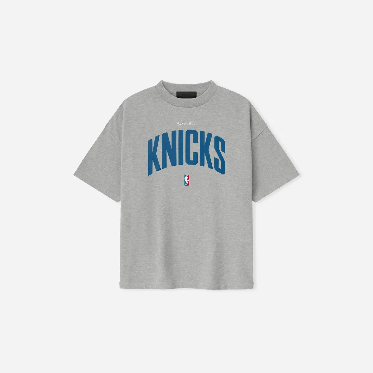 Fear Of God Essentials Knicks 90S Tee Concrete Heather 1