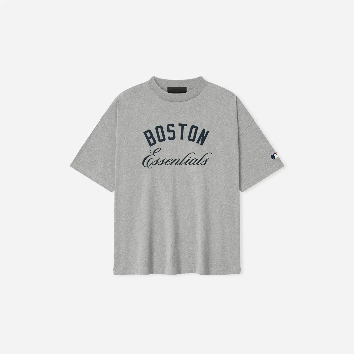 Fear Of God Essentials Red Sox 90S Tee Concrete Heather 1