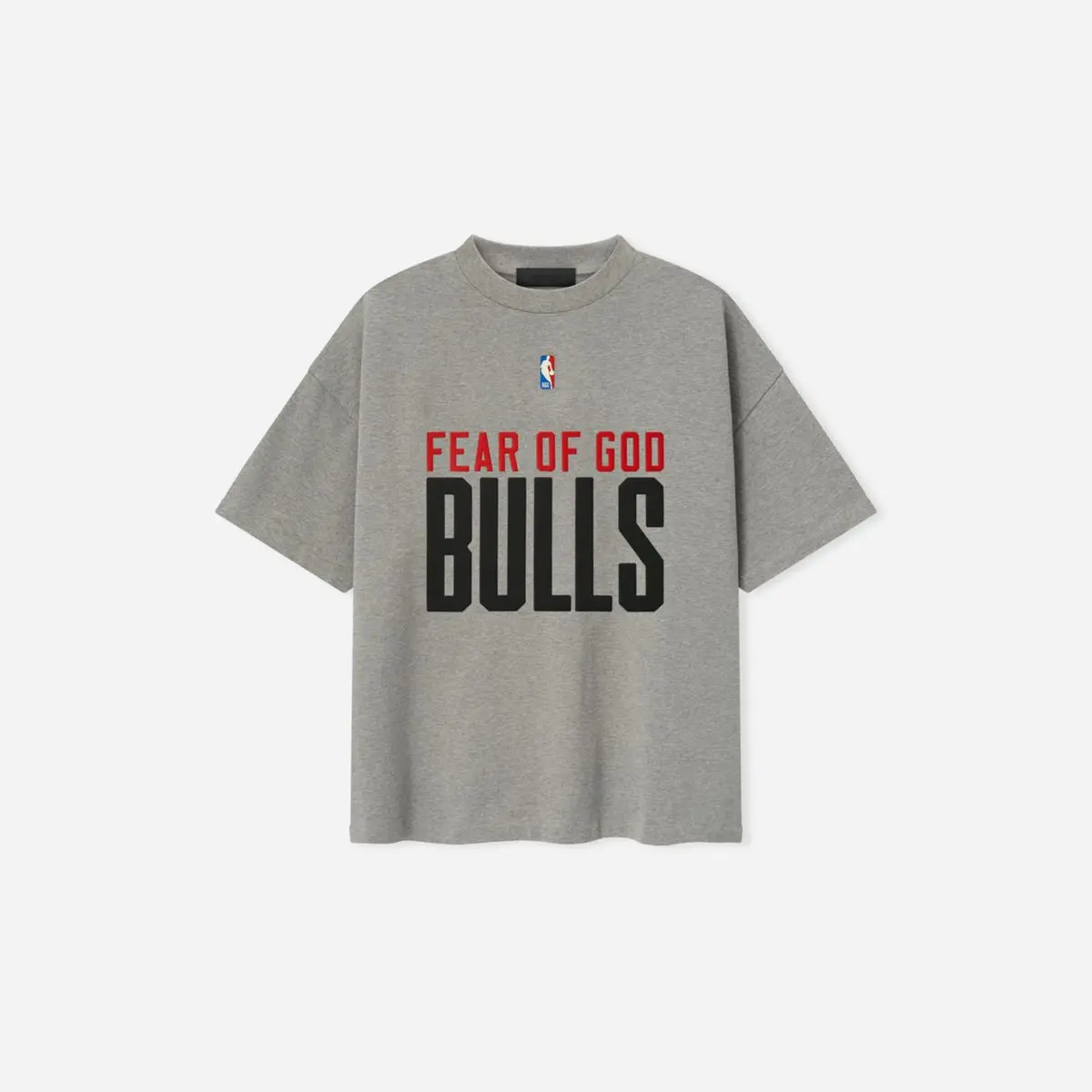 Fear Of God Essentials Bulls 90S Tee Concrete Heather 1