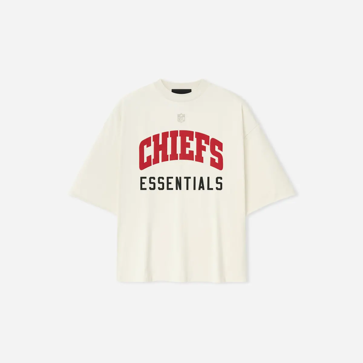 Fear Of God Essentials Chiefs 90S 3/4 Sleeve Football Tee Cream White 1
