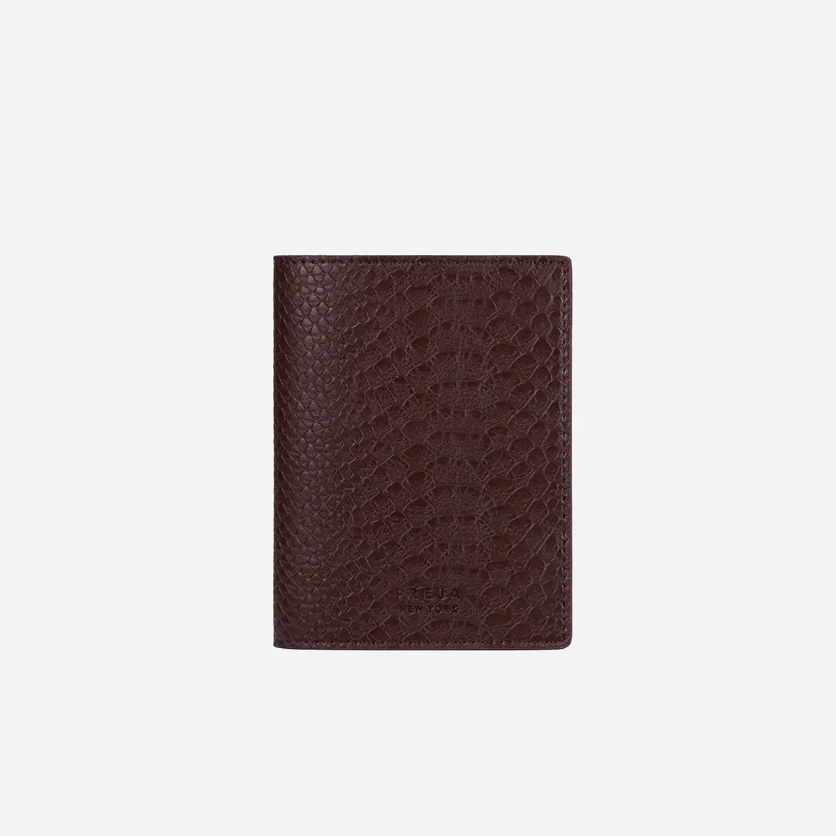 Freja Passport Cover Berry Croc 1