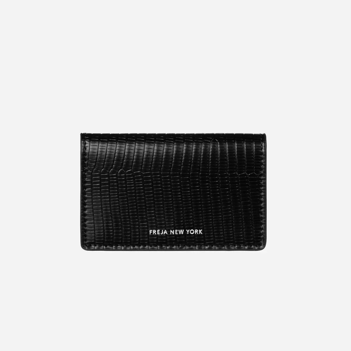 Freja Cardholder Black Lizard 1