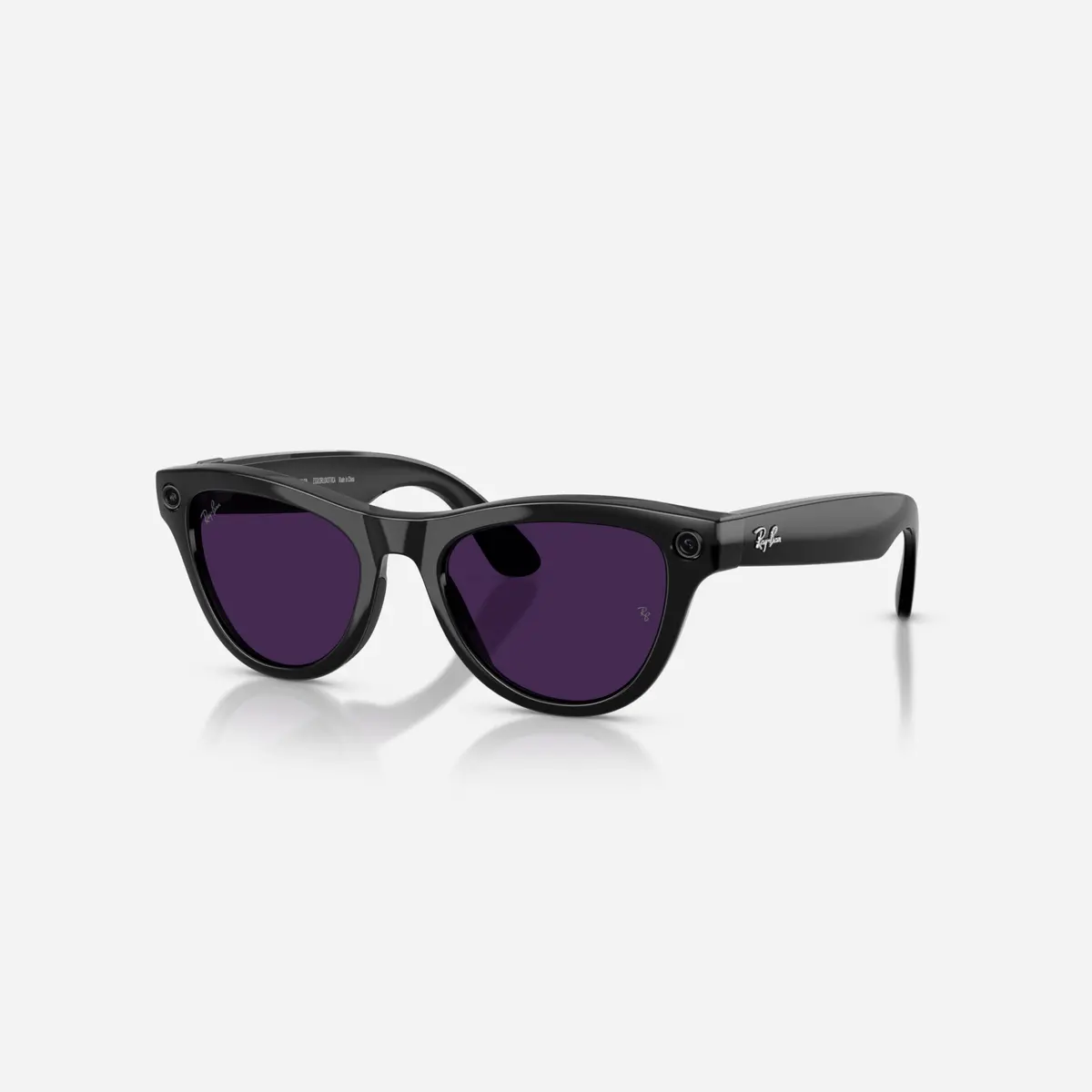 Ray-Ban Meta Skyler Shiny Black Frame Violet Lens Transition - Gen 2 1