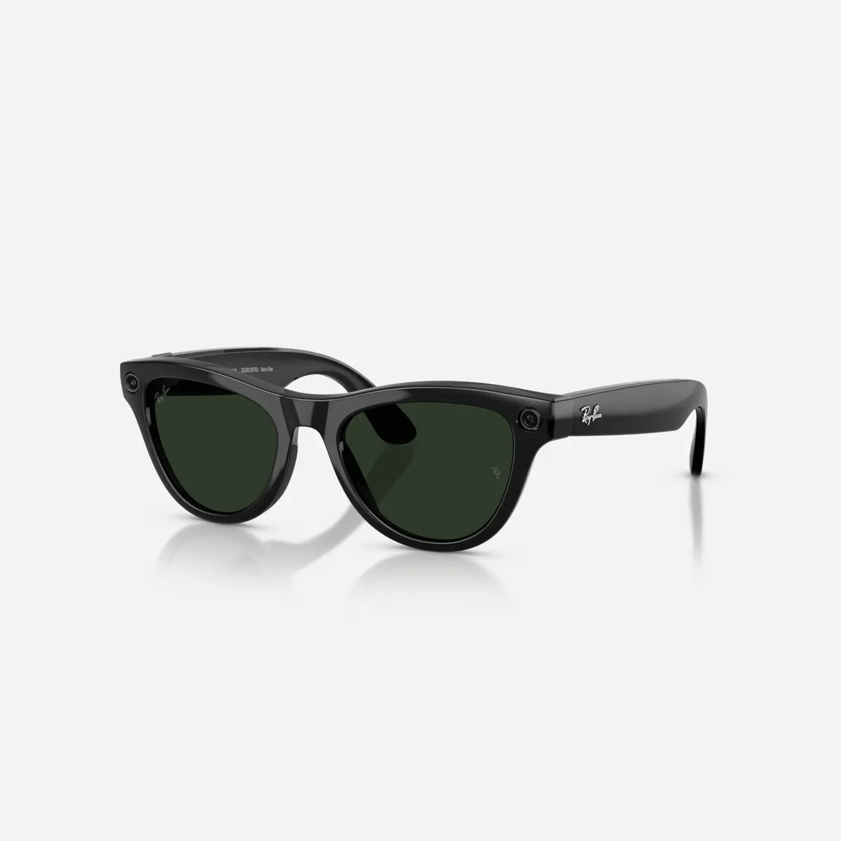 Ray-Ban Meta Skyler Shiny Black Frame Clear-Graphite Green Lens Transition - Gen 2 1