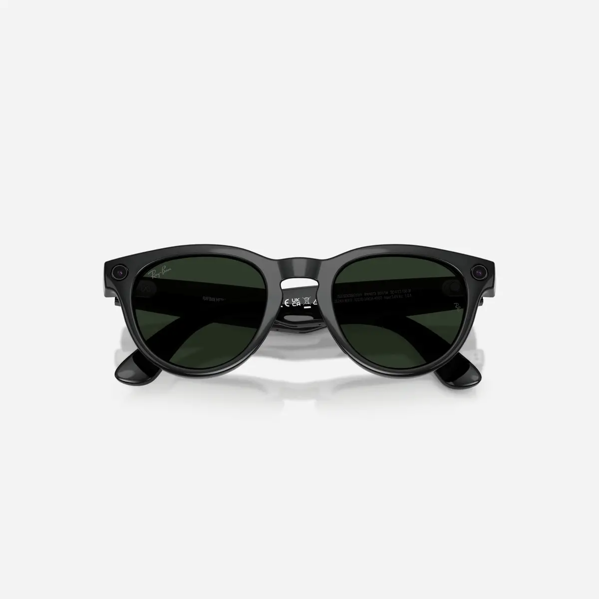 Ray-Ban Meta Headliner Shiny Black Frame Clear-Graphite Green Lens Transition - Gen 2 2