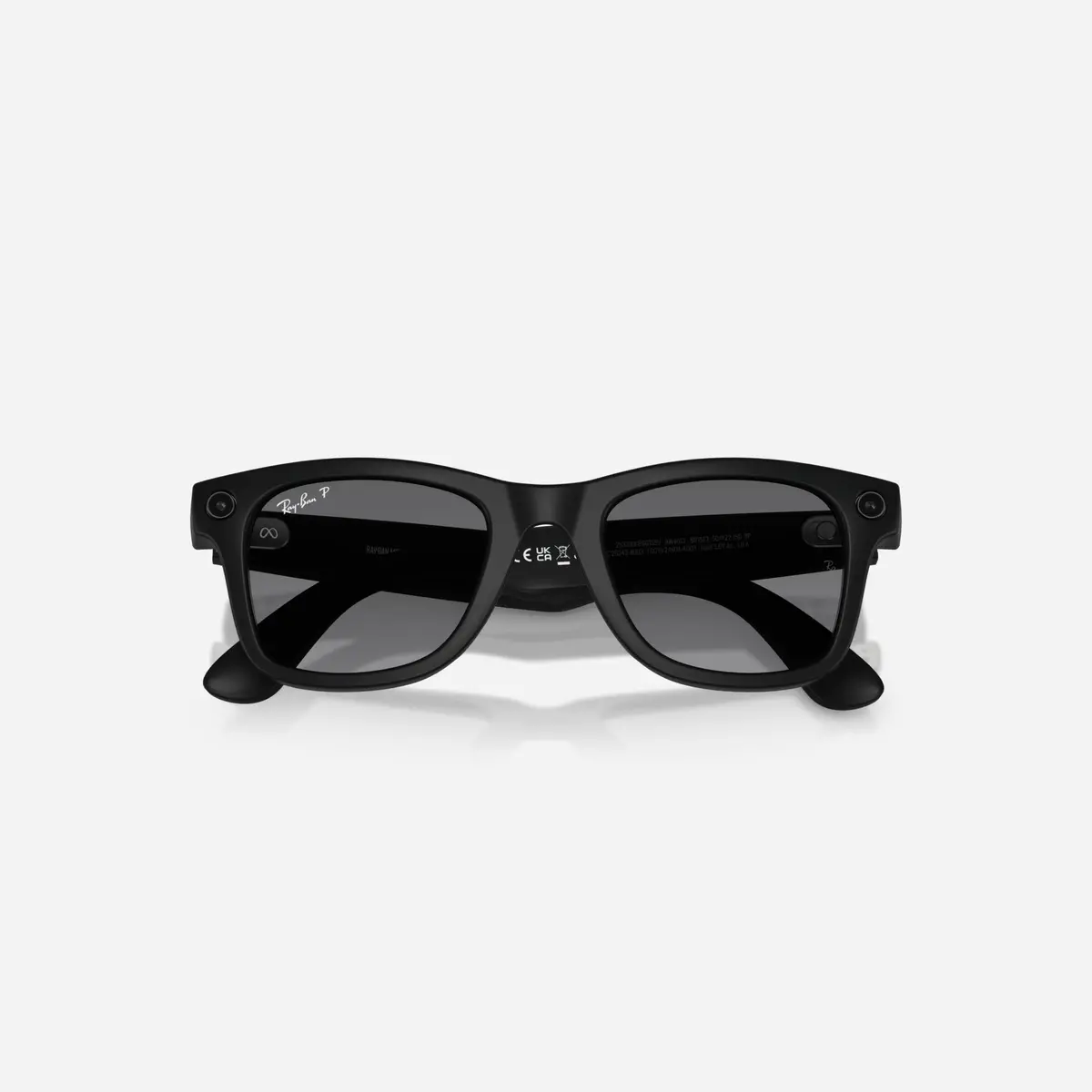 Ray-Ban Meta Wayfarer Matte Black Frame Graphite Polarized Lens - Gen 2 2