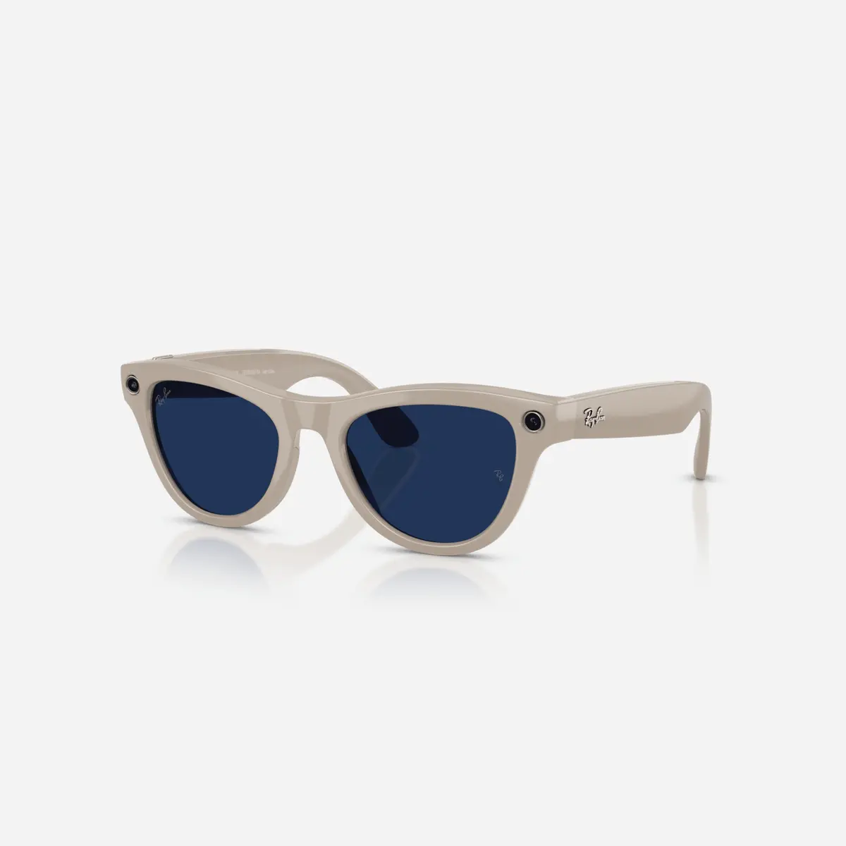 Ray-Ban Meta Skyler Shiny Chalky Grey Frame Blue Lens Transition - Gen 2 1