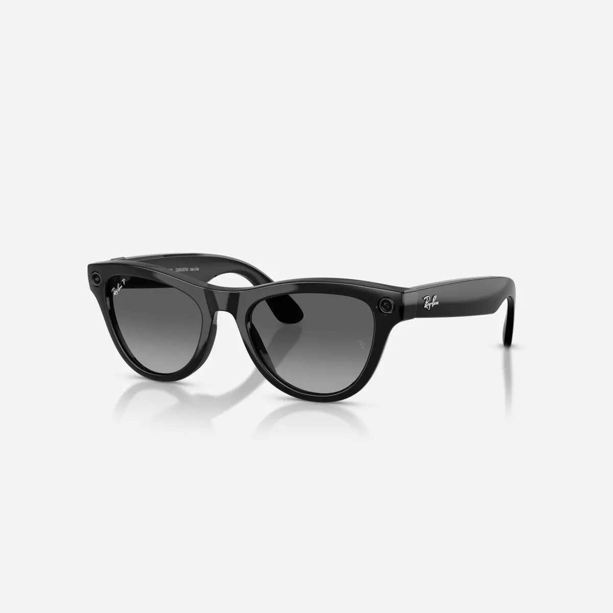 Ray-Ban Meta Skyler Shiny Black Frame Graphite Polarized Lens - Gen 2 1