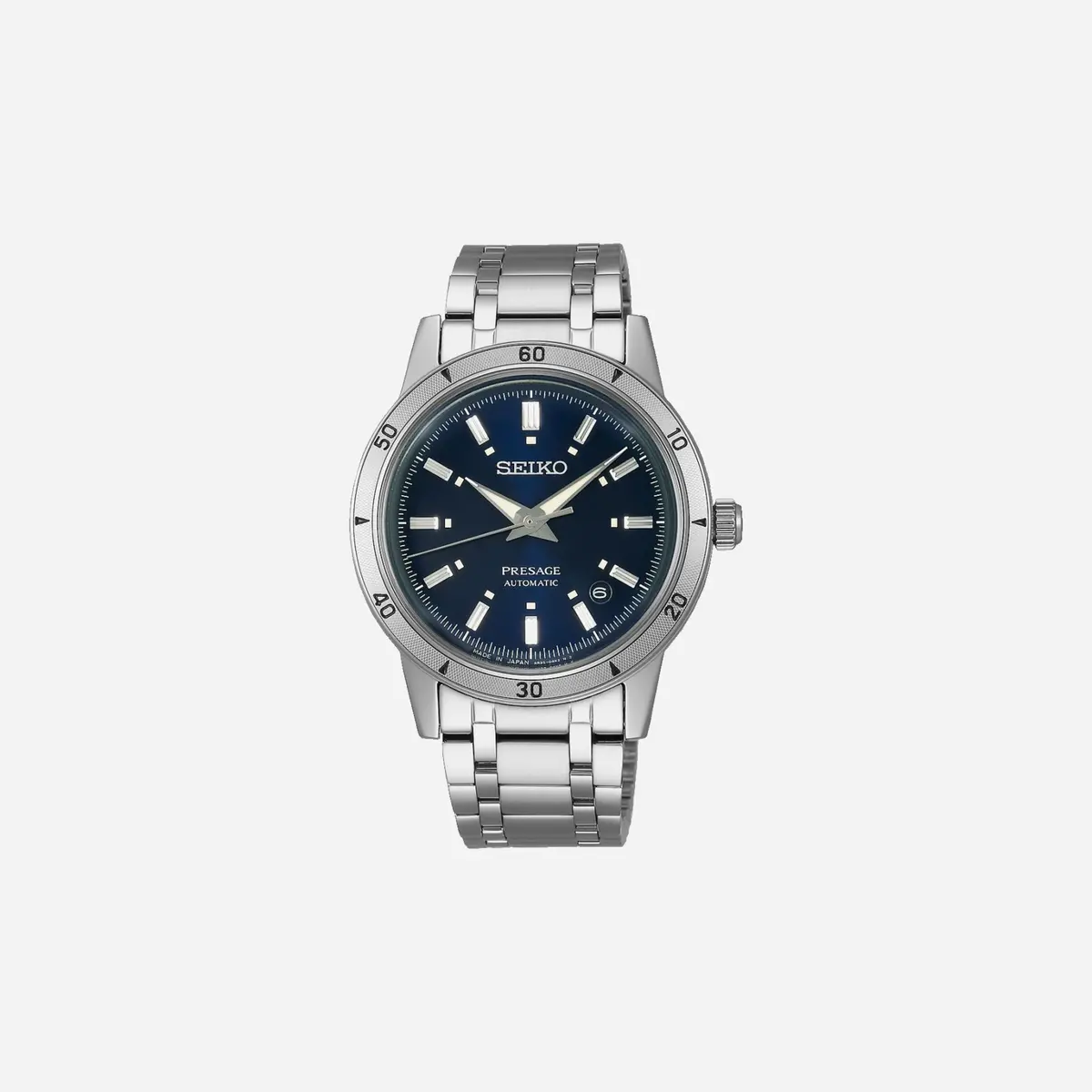 Seiko Presage Style 60S Elegant Yet Rugged Blue Dial Stainless Steel Watch - Srpl07j1 1