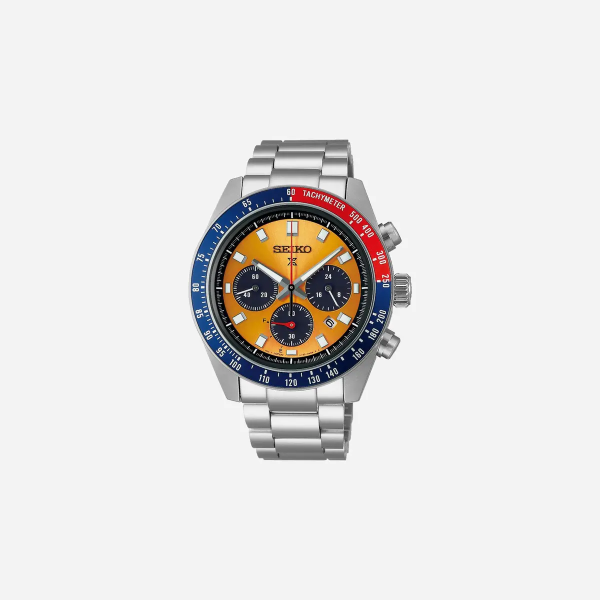 Seiko Prospex Speedtimer Yellow Dial Stainless Steel Watch - Ssc947p1 1